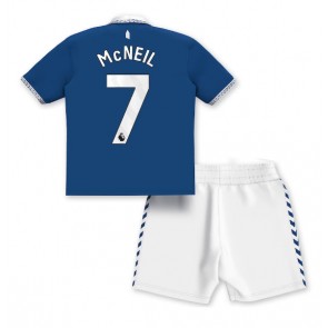 Lacne Dětský Futbalové dres Everton Dwight McNeil #7 2023-24 Krátky Rukáv - Domáci (+ trenírky)